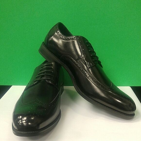 MENS STACY ADAMS GARRISON WING TIP OXFORD 13W - Picture 1 of 7